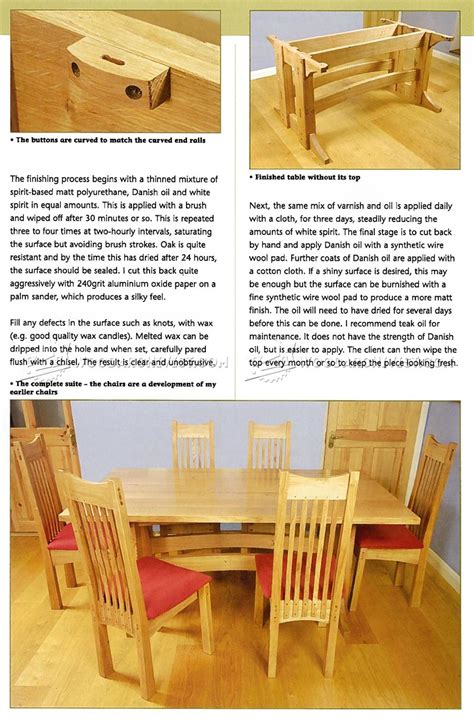 Refectory Table Plans • WoodArchivist