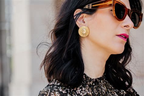 My Favorite Vintage Chanel Earrings - A Vintage Splendor Shares Her Fave