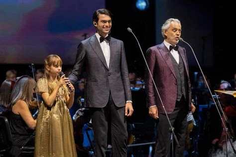 Andrea Bocelli performs alongside son and daughter at O2 Arena show ...