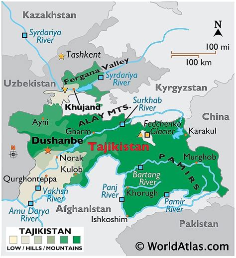 The Pamir Mountains - WorldAtlas