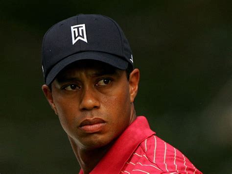 Tiger Wood, male, cute face, young, logo, the best, ever, red t-shirt, golf player, HD wallpaper ...