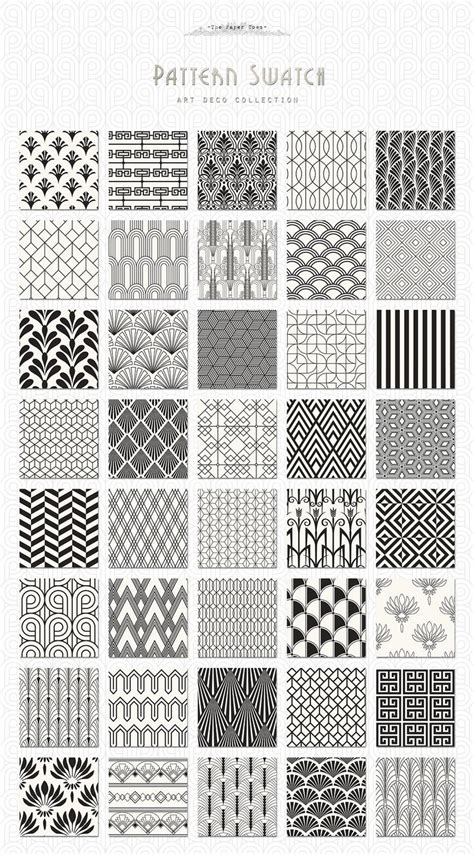 1920 Art Deco Seamless Patterns | Mandala design art, Art deco patterns ...