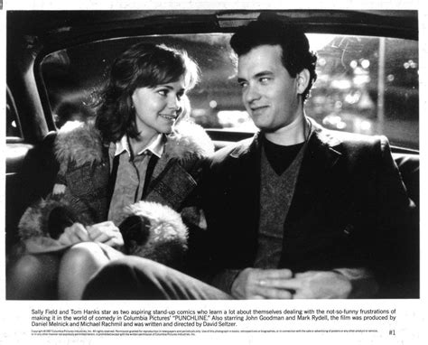 "Punchline" movie still, 1988. L to R: Sally Field, Tom Hanks | Tom ...