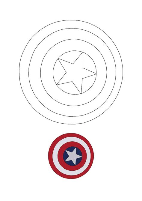 Captain America shield coloring pages - 2 Free Printable Coloring ...