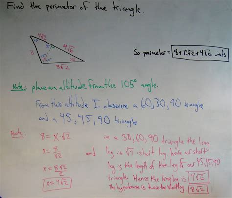 Math Knowledge Now: finding the perimeter of a scalene triangle