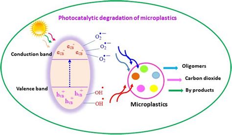 The proposed photocatalytic degradation mechanism of microplastics | Download Scientific Diagram