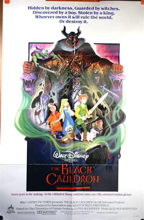 BLACK CAULDRON, Loyd Alexander Original Movie Poster – Original Vintage ...