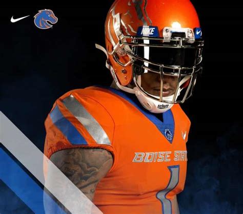 Boise State's new jerseys literally have blue collars on them ...