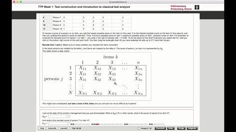 Row sums in matrix notation - YouTube