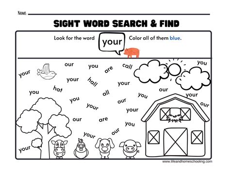 Sight Words Printable Activity Worksheets - Made By Teachers