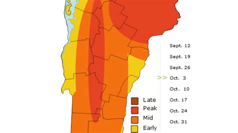 Vermont Fall Foliage Map 2024 - Cher Kippie