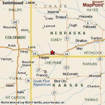 South Benkelman, Kansas Area Map & More