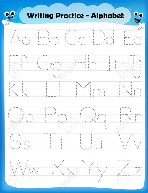 Alphabet Letters Tracing For Preschoolers - TracingLettersWorksheets.com