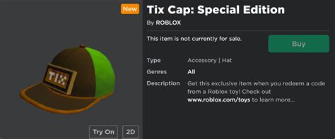 Tix Hats are back! : r/roblox