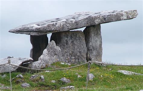 The Poulnabrone Dolmen In County Clare, Ireland