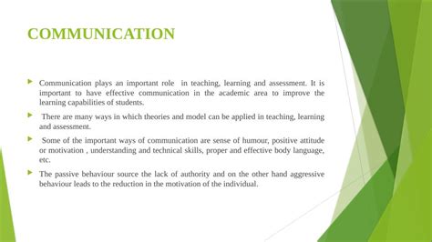 Theories, Principles and Models in Education and Training - Desklib