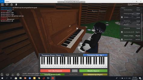 Piano Roblox DeathBed - YouTube