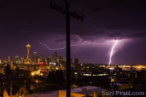 Photos: Summer Lightning Storm in Seattle - Gemini Connect Media - Formerly Suzi Pratt Photography