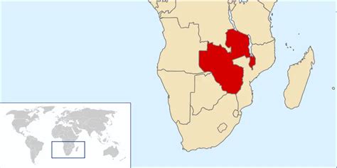 Location Federation Rhodesia And Nyasaland • Mapsof.net