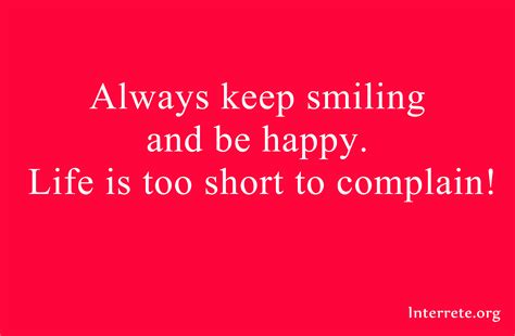 Be Happy And Keep Smiling Quotes - ShortQuotes.cc