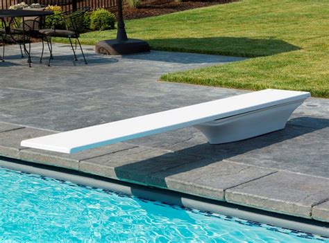 Frontier III Swimming Pool Diving Board and Flyte Deck stand