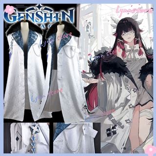 Game GENSHIN IMPACT Cosplay Snezhnaya Fatui Damselette Regrator Knave ...