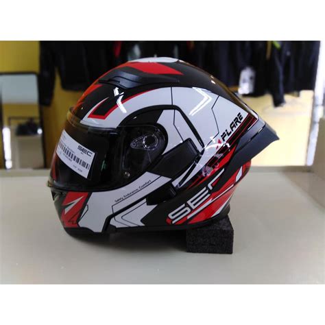 sec flare dual visor modular helmet.. | Shopee Philippines