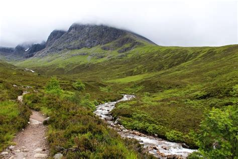 Mountains and River in Scottish Highlands - Photorator