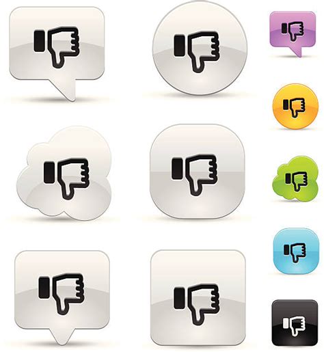 Royalty Free Dislike Button Clip Art, Vector Images & Illustrations - iStock