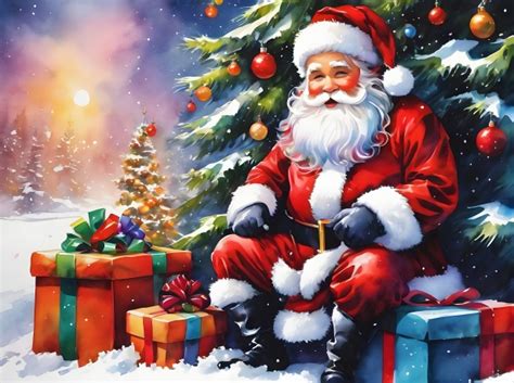 Santa Claus Christmas Art Free Stock Photo - Public Domain Pictures