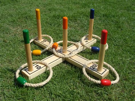 Garden Game Product Quoits Ring & Quoits Set With 5 Quoits - Buy Wooden ...