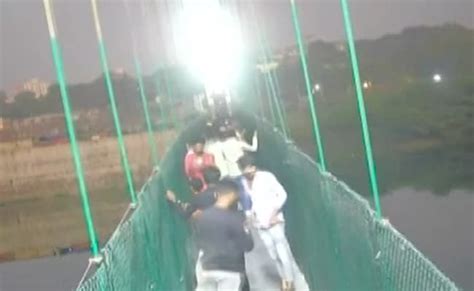 Watch: Horrific Moment When Gujarat's Bridge Crashed, 500 People On It