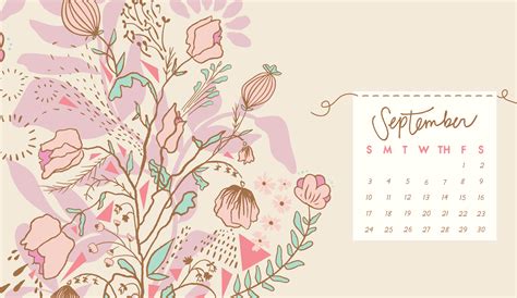 September 2020 Calendar Desktop Wallpaper - EnJpg