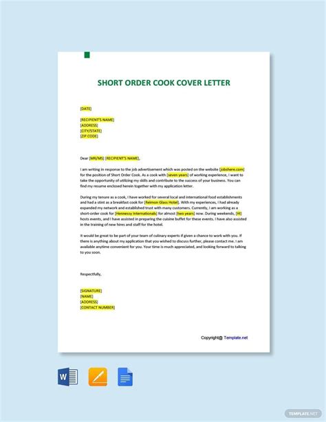 Work Order Letter in Google Docs, Word, Pages, PDF - Download | Template.net