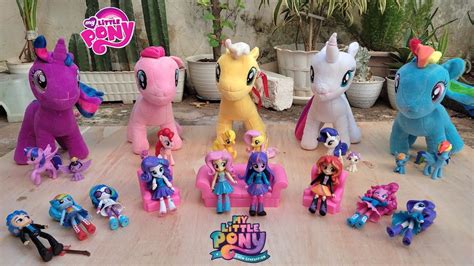 KOLEKSI MAINAN KUDA PONI | fluttershy Applej ack rarity pinkie pie rainbow dash twilight sparkle ...