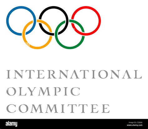 Logo of the International Olympic Committee IOC Stock Photo - Alamy