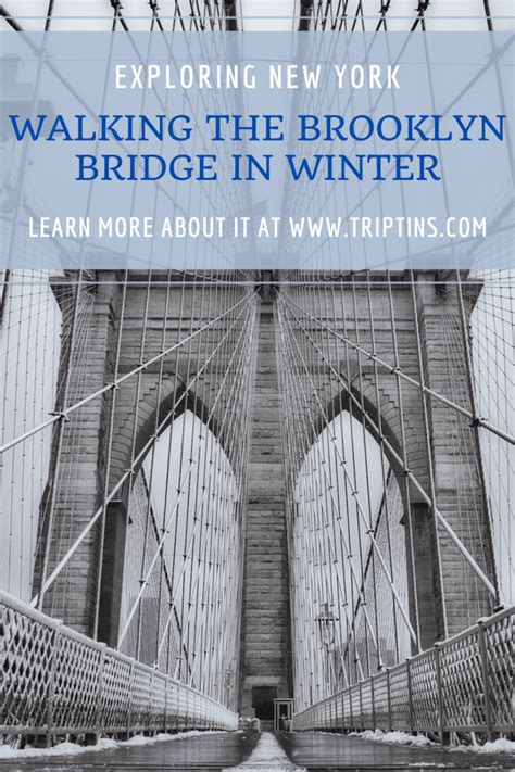 The Brooklyn Bridge in Winter | Brooklyn Bridge Snow Photos