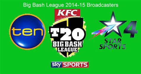 KFC t20 Big Bash League 2014-15 Live Telecast on Televisions | Sports ...