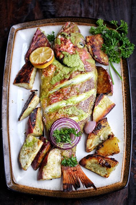 Oven baked whole red snapper - Afrovitalityeats