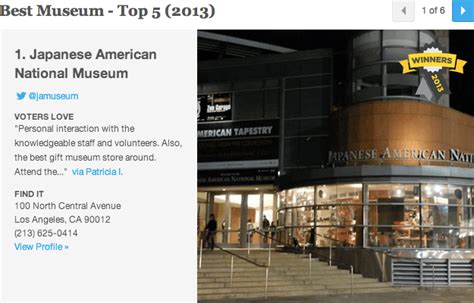 LA Voters make JANM Los Angeles’ “Best Museum”! - FIRST & CENTRAL: The ...