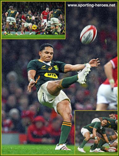 Herschel JANTJIES - International Rugby Caps. - South Africa