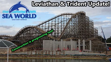 Sea World Update - Leviathan & Trident! What's New? Gold Coast Australia Theme Park - YouTube