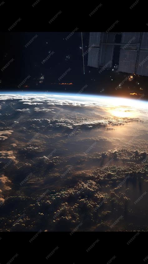 Premium AI Image | Planet earth globe cinematic movie scene Planet earth from space Seen from Space