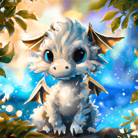 Cute Baby Dragon Graphic · Creative Fabrica