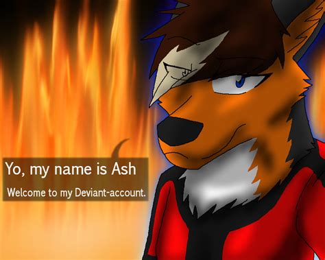 Ash ID with fire by WolfAsh on DeviantArt