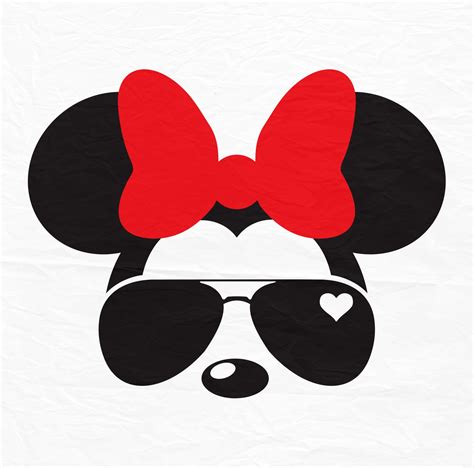 Minnie Mouse Face Svg