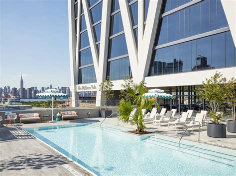 This 21-story Brooklyn hotel loves its pool so much there is actually an overnight package ...