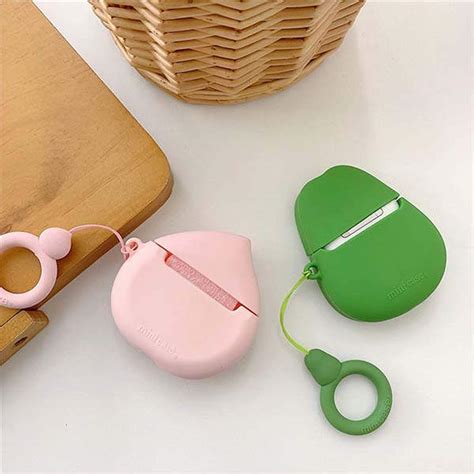 Cute Fruit Inspired Silicone AirPods Case | Gadgetsin