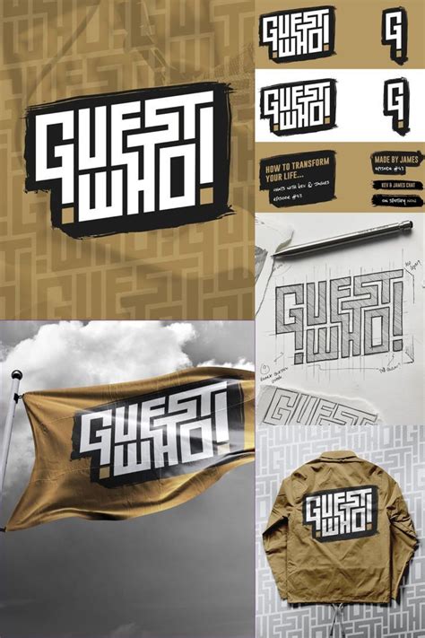 Guess Who | Personal branding design, Logo design, Typography poster design