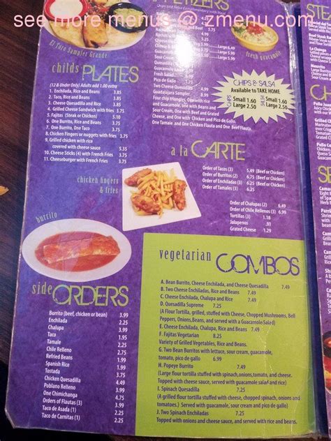 Online Menu of El Toro Mexican Restaurant Restaurant, Sallisaw, Oklahoma, 74955 - Zmenu